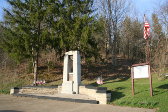 The USS Shenandoah Memorial off of State Route 821.