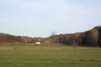 On the way to wreckage site two, located down a lane at the end of County Highway 12.