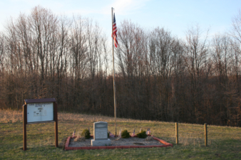 USS Shenandoah wreckage site one on the former Gamary farm along Shenandoah Road.