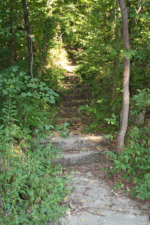 We weren't sure where this stairway led during our 2005 visit.