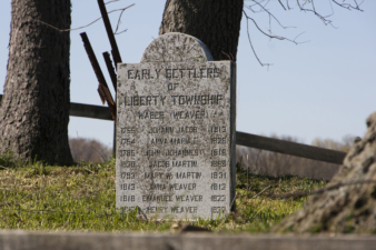 Another look at the Waber (Weaver) Cemetery memorial.