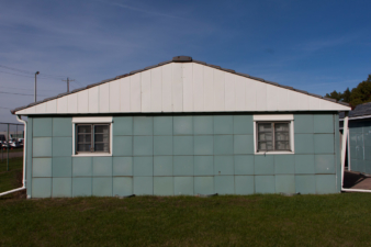 The back of the home.