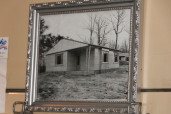 One of the many Lustron homes that were built on the Marine Corps. base in Quantico, Virginia.