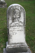 Nathan McVay's tombstone. Nathan died on March 21, 1880 at 68-years-old.