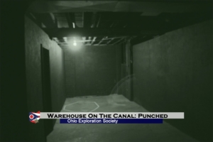This video was recorded in the basement near a vortex where Psychic Sonya and Charlotte were performing a summoning. Watch the guy in the rear right corner as he doubles over in pain. Warehouse Canal: Punched